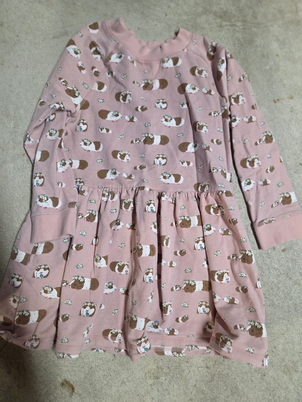Mini Boden 7-8 Guinea Pig Sweatshirt Dress